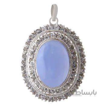 اویز گردنبند نقره زنانه مدل عقیق کد pk_077