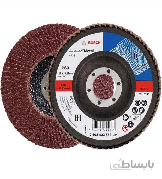سنباده پره ای ۱۱۵ میلی متر رج ۶۰