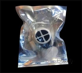 ماسک تنفسی ژله ای PVC دوفیلتره با قابلیت شستشو و تعویض فیلتر