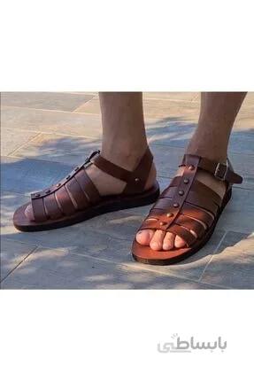 کفش صندل مردانه چرم طبیعی از ترکیه برند Bostini کد ty126899536