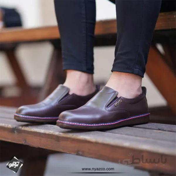 کفش رسمی مردانه تبریز طرح اکو مدل اسکورت کد T66