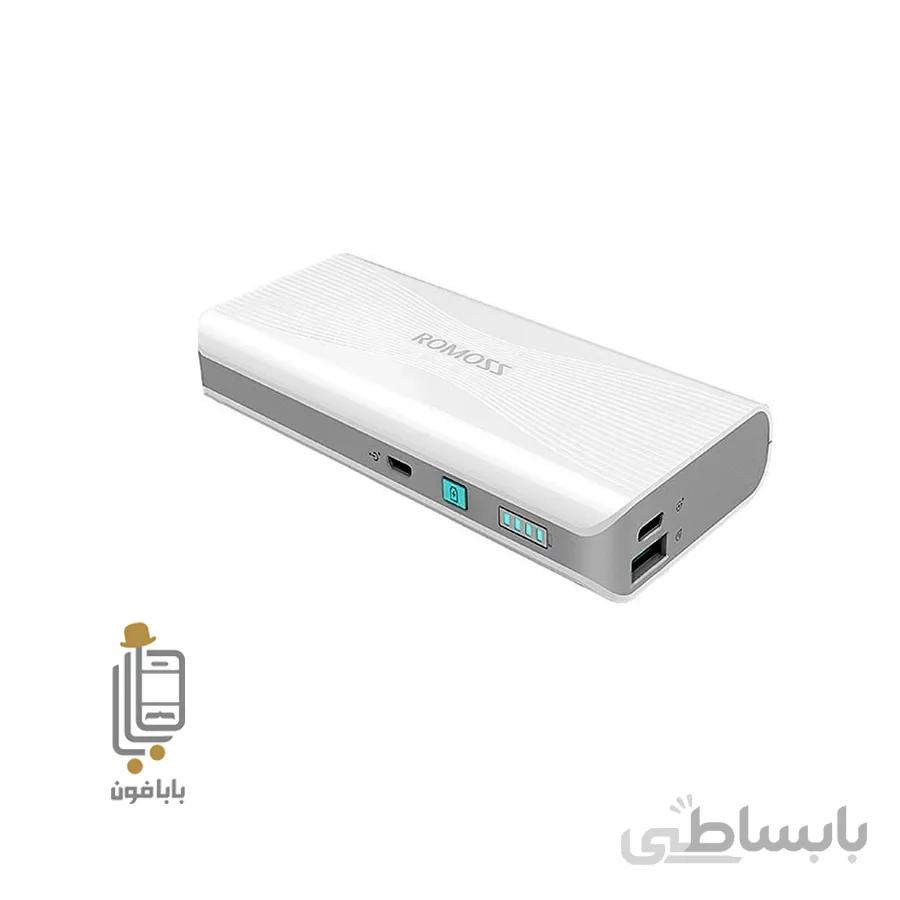 پاوربانک روموس مدل Sense 4 Plus با ظرفیت ۱۰۰۰۰ میلی آمپر