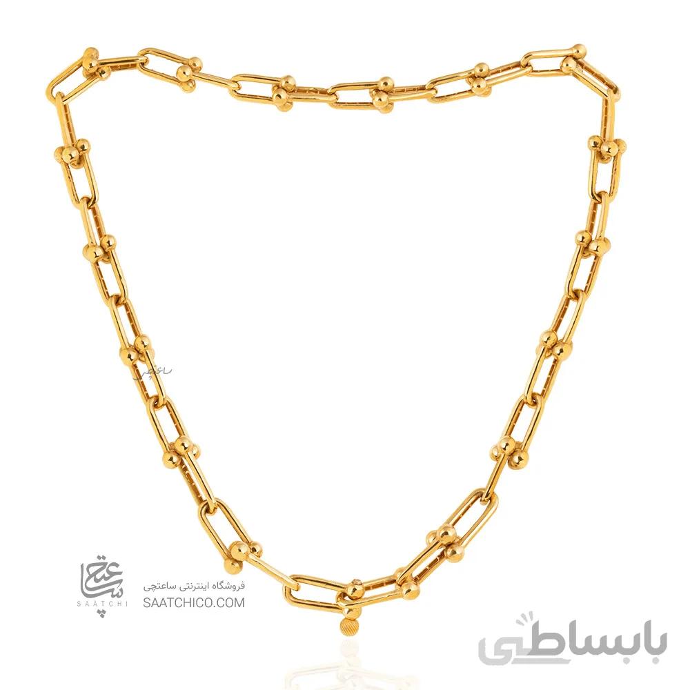 گردنبند طلا طرح تیفانی کد CN509
