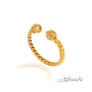 انگشتر طلا طرح دیوید یورمن (باریک) کد CR516