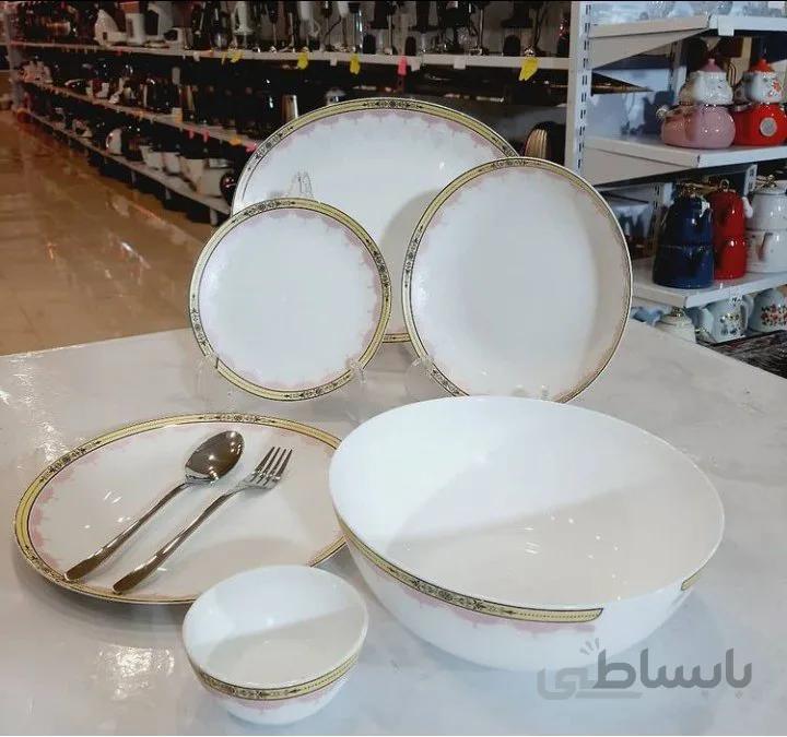 سرویس آرکوپال 26 پارچه مونالیزا صورتی