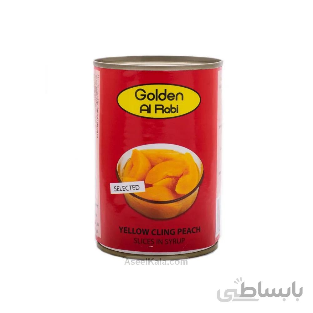 کمپوت خوخ یا هلو گلدن الربیع Golden AL Rabi وزن 420 گرم
