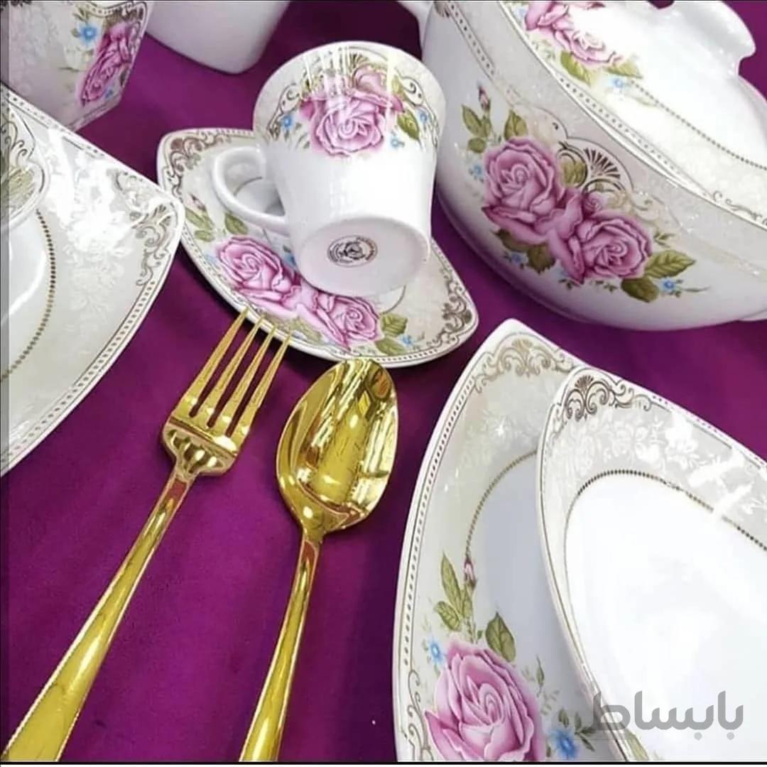 سرویس چینی بهار پردیس قالب پاریس 12نفره 105پارچه
