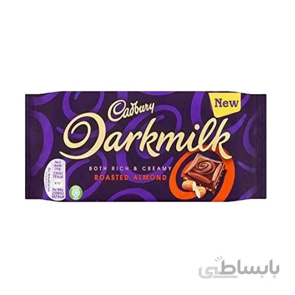 شکلات شیری Cadbury DarkMilk بادام