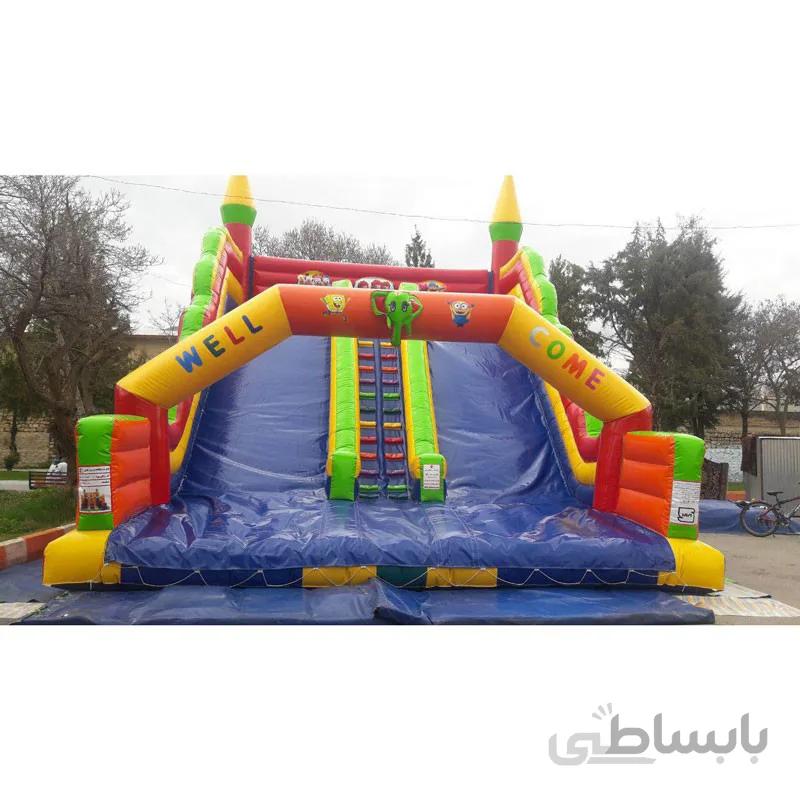 قلعه بادی کودک مدل پارکی دو قلو
