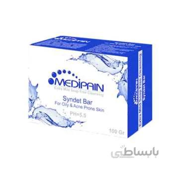 پن درماتولوژیک مدیپین مناسب پوست چرب و آکنه ای مقدار 100 گرم ا Medipain Oily And Acne Prone Skin Syndet Bar 100g