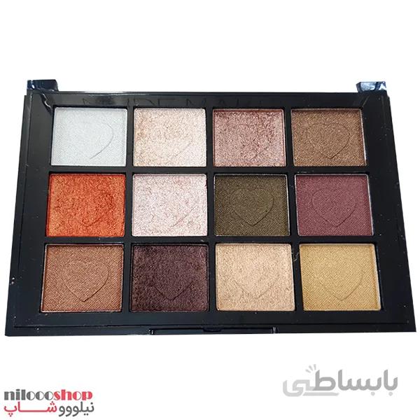 پالت سایه چشم 12 رنگ NUDE کد 04