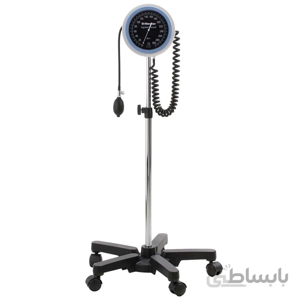 فشارسنج عقربه ای ساعتی پایه دار ریشتر مدل Big-Ben yamasu1468 ا Richter hour hand barometer model Richter hour hand barometer model