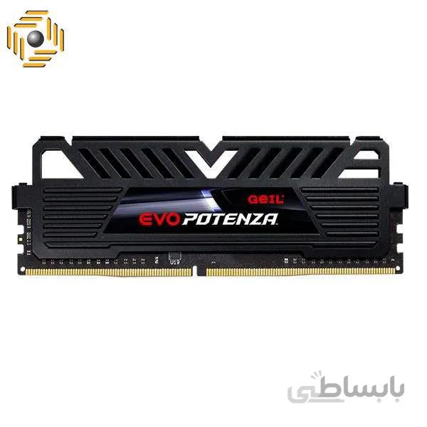 رم دسکتاپ DDR4 تک کاناله 3200 مگاهرتز CL16 گیل مدل Evo Potenza ظرفیت 8 گیگابایت