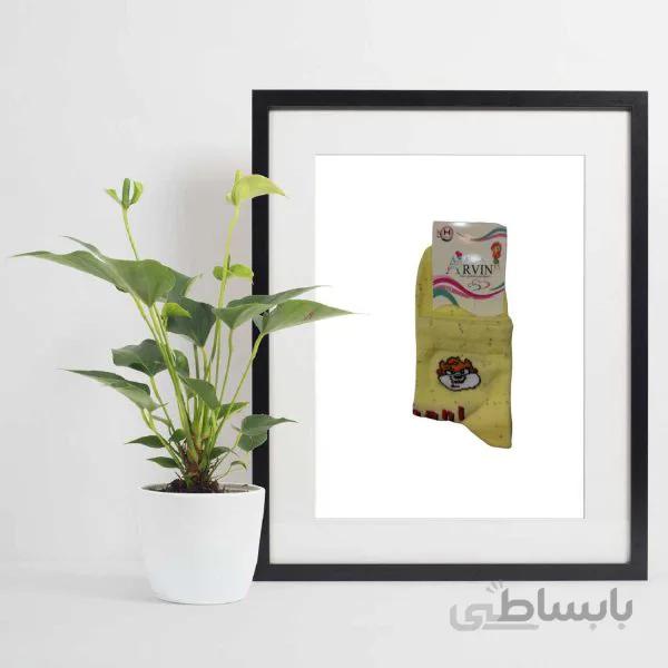 جوراب پسرانه Arvin طرح حیوانات کارتونی
