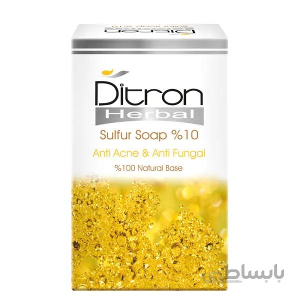 صابون گوگرد 9% دیترون مناسب پوست چرب و دارای آکنه 110 گرم ا Ditron Soap