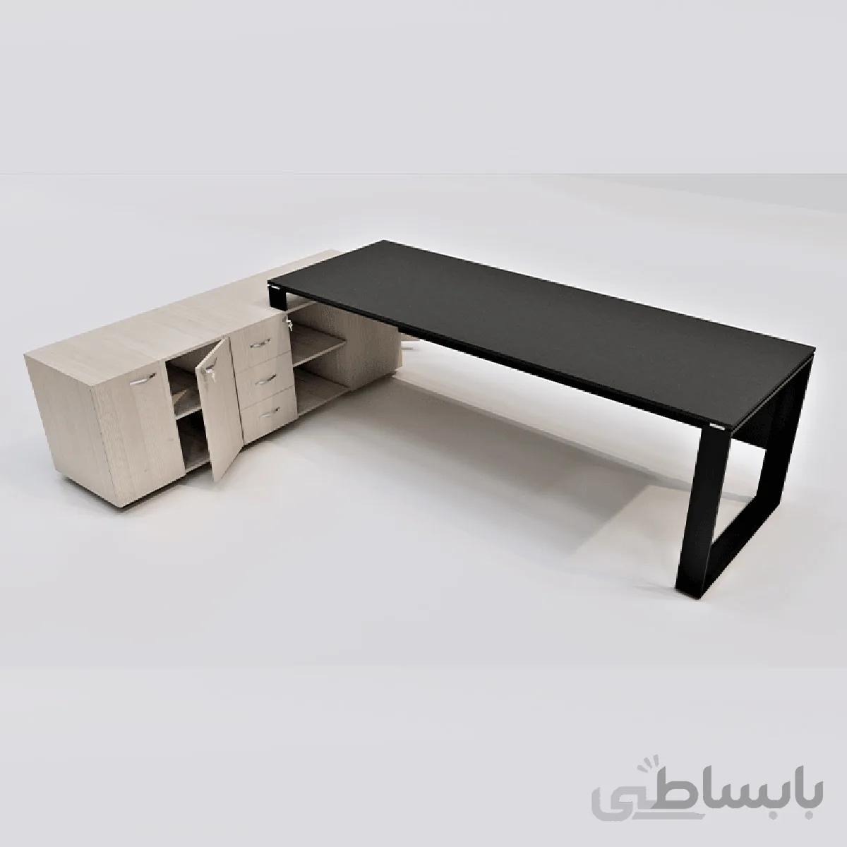 میز مدیریت ال چرم برالکو