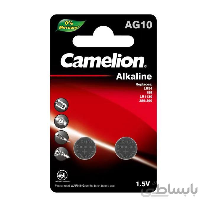 باتری ساعتی کملیون مدل AG10 بسته 2 عددی
