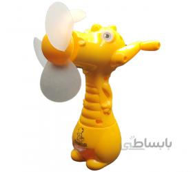 مداد تراش مخزن دار کودک با پنکه طرح اژدها