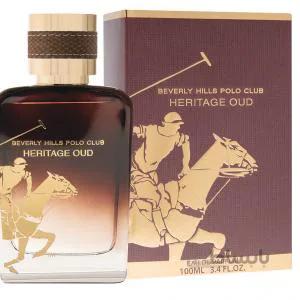 عطر مردانه بورلی هیلز پولو کلاب (Beverly Hills Polo Club) مدل هریتیج عود (Heritage Oud) حجم 100 میل