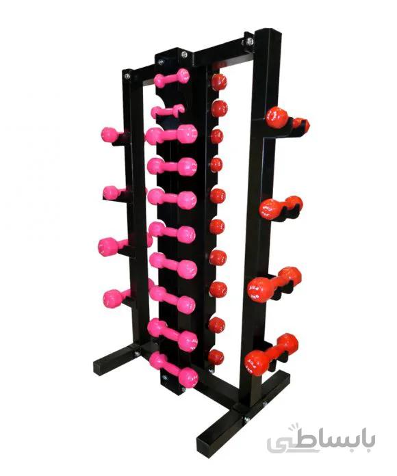 رک دمبل چهار طرفه بانوان powergym