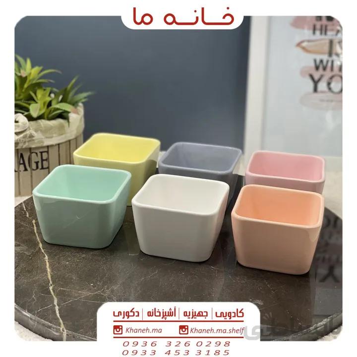 پیاله رنگی 6 عددی مدل آرکا