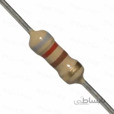 RESISTOR 2W 820R %5 – مقاومت ۲ وات۸۲۰ اهم ۵% کربنی