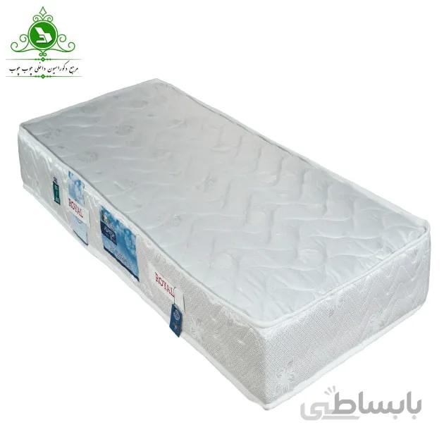 تشک طبی فنری نوجوان یک نفره رویال مدل دریا 5