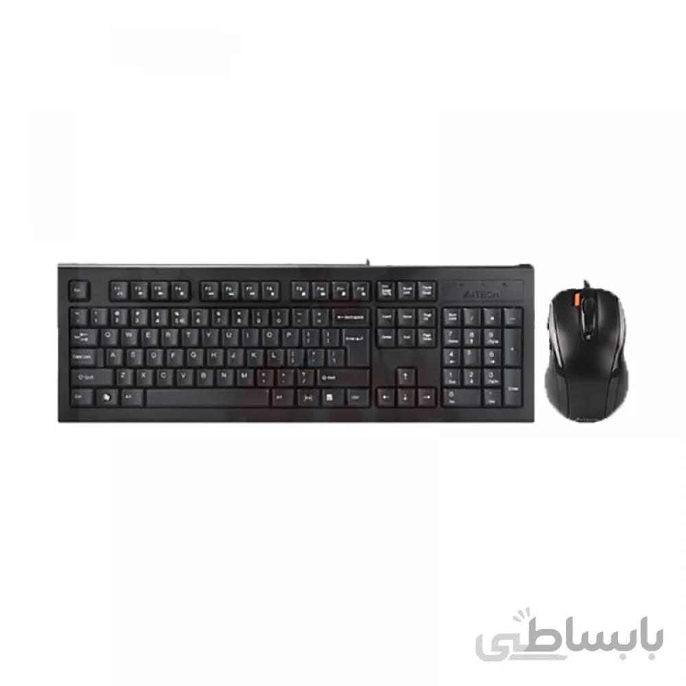 کیبورد و ماوس ای فورتک مدل KR-8570FXS ا A4Tech KR-8570FXS Keyboard and Mouse