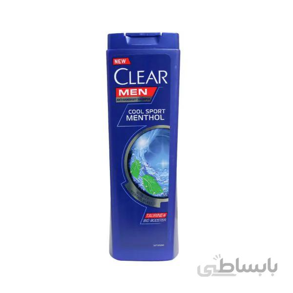 شامپو ضد شوره مردانه کلییر مناسب انواع مو حجم 400 میلی لیتر