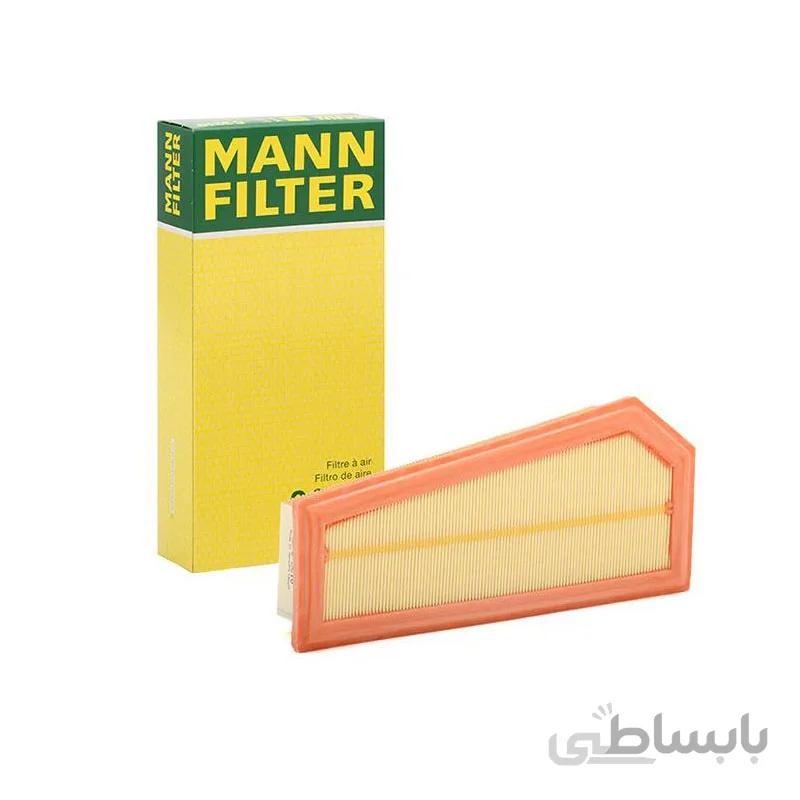 فیلتر هوا بنز کلاس C اتاق ۲۰۴ موتور M271 برند مان MANN (اصلی)