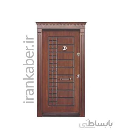 درب ضد سرقت CNC روکش راش بیسکوئیتی سری K