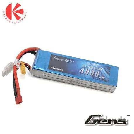 باتری لیتیوم پلیمر Gensace 45C-4S-14.8V-4000mah