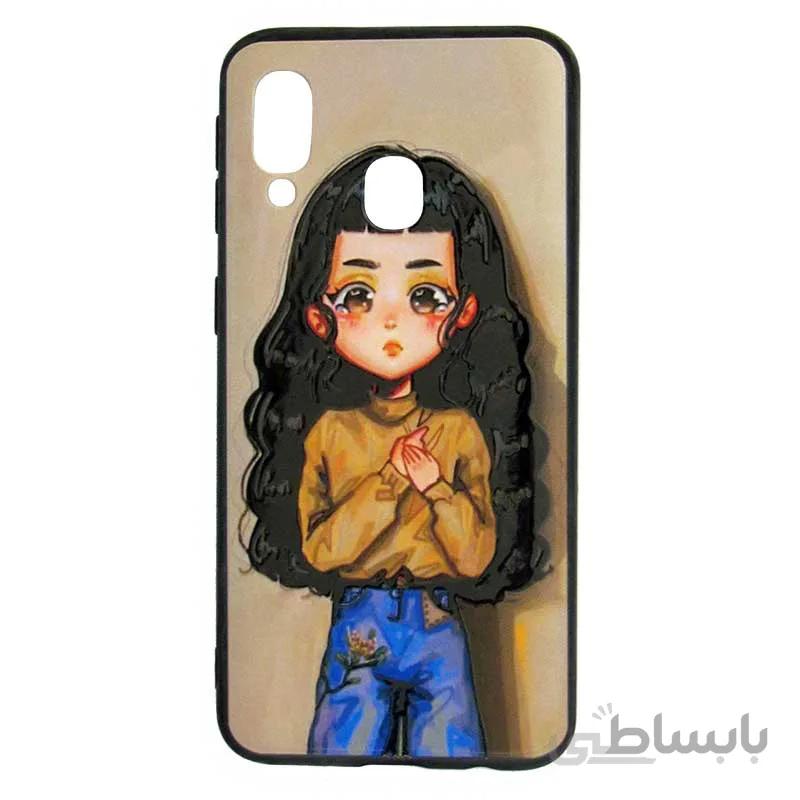 قاب فانتزی برجسته طرح دار دخترانه سامسونگ Samsung A40