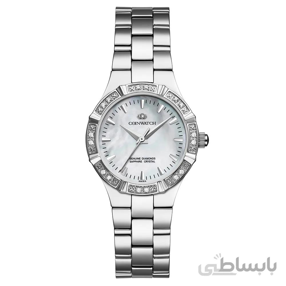 ساعت زنانه CoinWatch مدل C144SWH ا ساعت زنانه CoinWatch مدل C144SWH