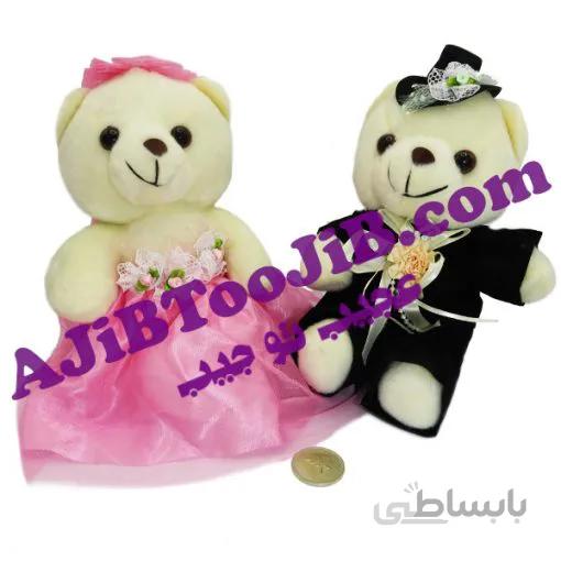 خرس های جنتلمن عروس و داماد