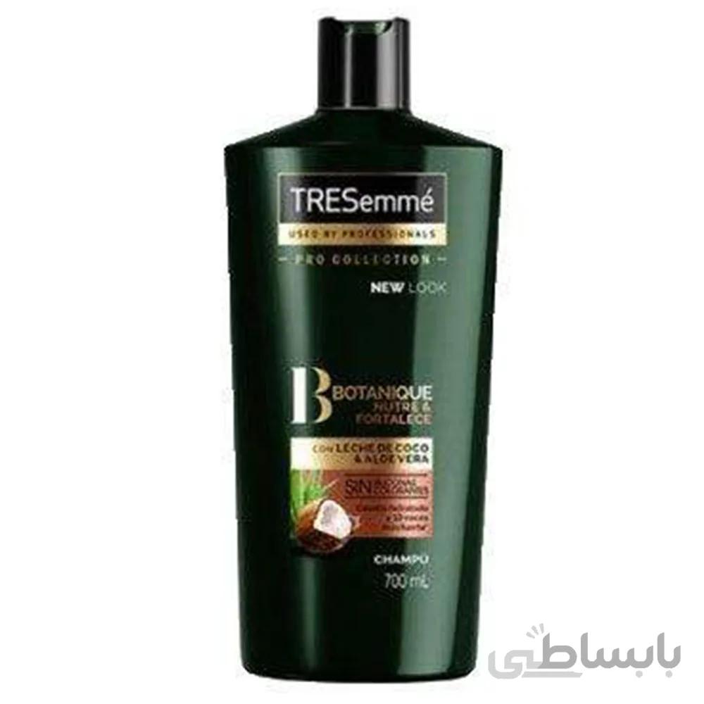 شامپو تغذیه کننده و ترمیم کننده مو سری بوتانیک حاوی روغن نارگیل و آلوئه ورا حجم 700 میل ا Nourish & Replenish Hair Shampoo Wiyh Coconut Oil & Aloevera