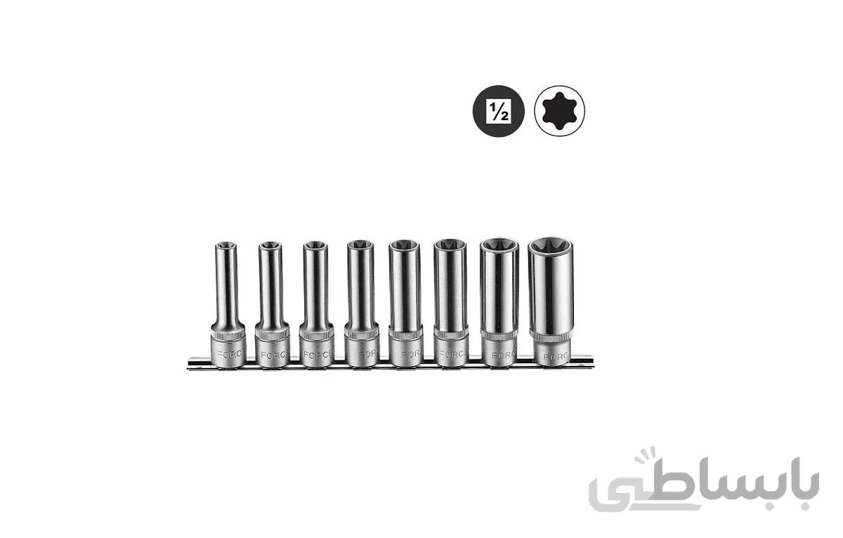 سری بکس E بلند 1/2 درایو سفید 8 عددی فورس – FORCE مدل 4083