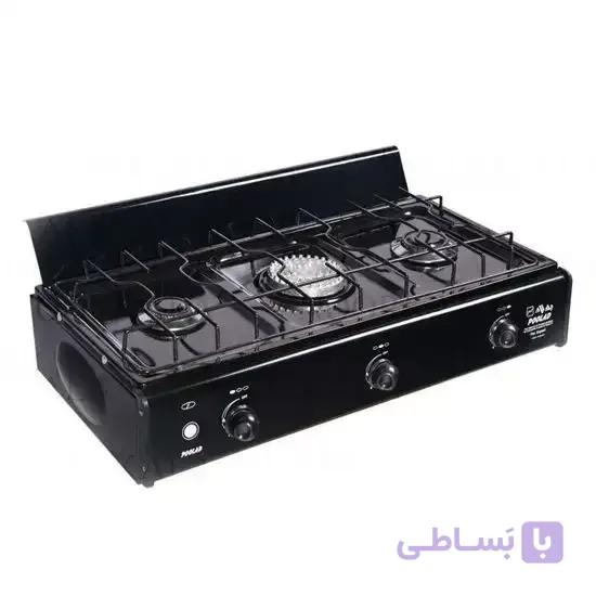 اجاق گاز رومیزی سه شعله 1000 آذرین پولاد