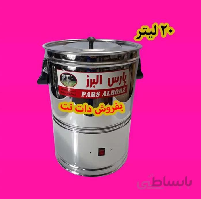 کره گیر و دوغ زن 20لیتری موتور پایین استیل