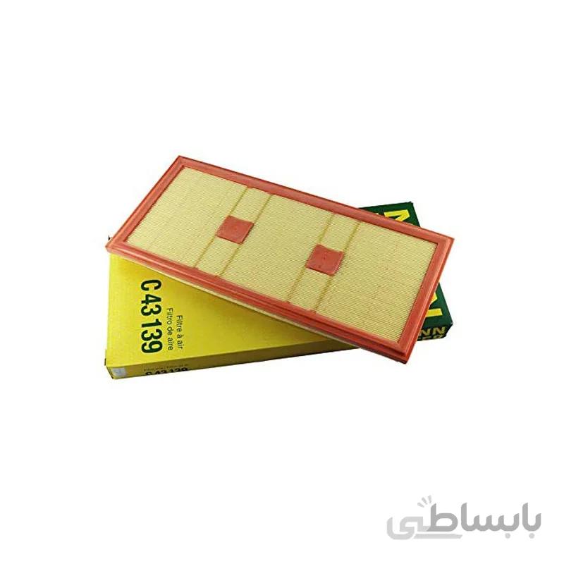 فیلتر هوا بنز S350 اتاق ۲۲۱موتور M276 2010-14 برند مان MANN (اصلی)