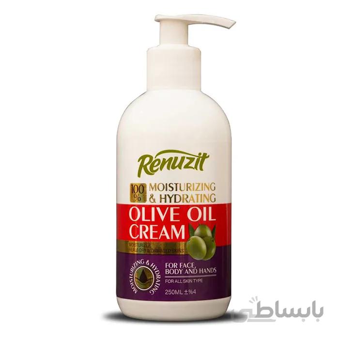 کرم آبرسان و مرطوب کننده حاوی روغن زیتون رینوزیت