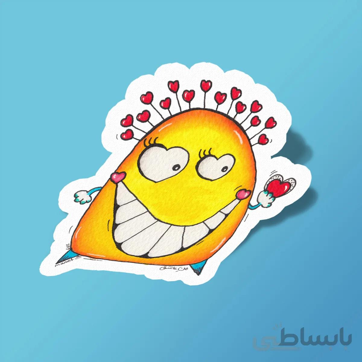 استیکر من عاشق