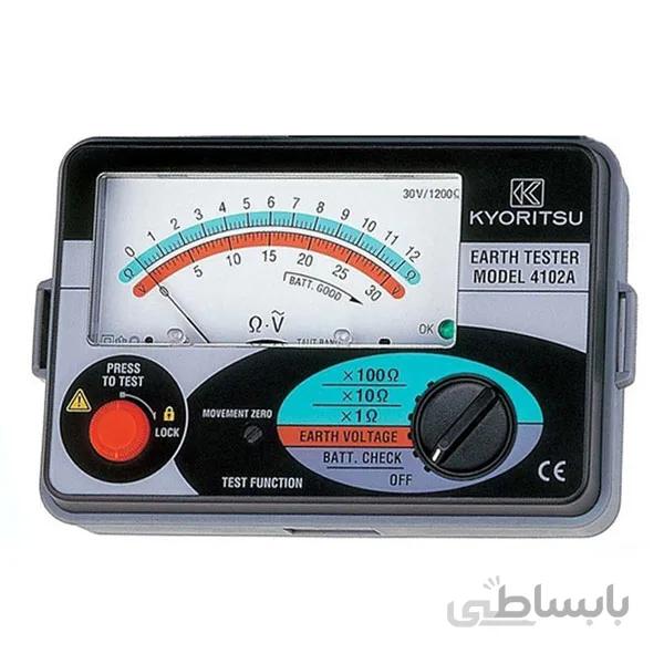ارت سنج آنالوگ و ارت تستر عقربه ای کیوریتسو KYORITSU 4102A ا EARTH TESTER KYORITSU 4102A
