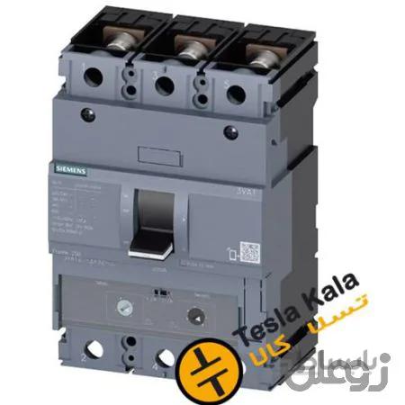 کلید SIEMENS اتوماتیک 250 آمپر قابل تنظیم حرارتی-غیرقابل تنظیم مغناطیسی 3VA1225-4EF32-0AA0