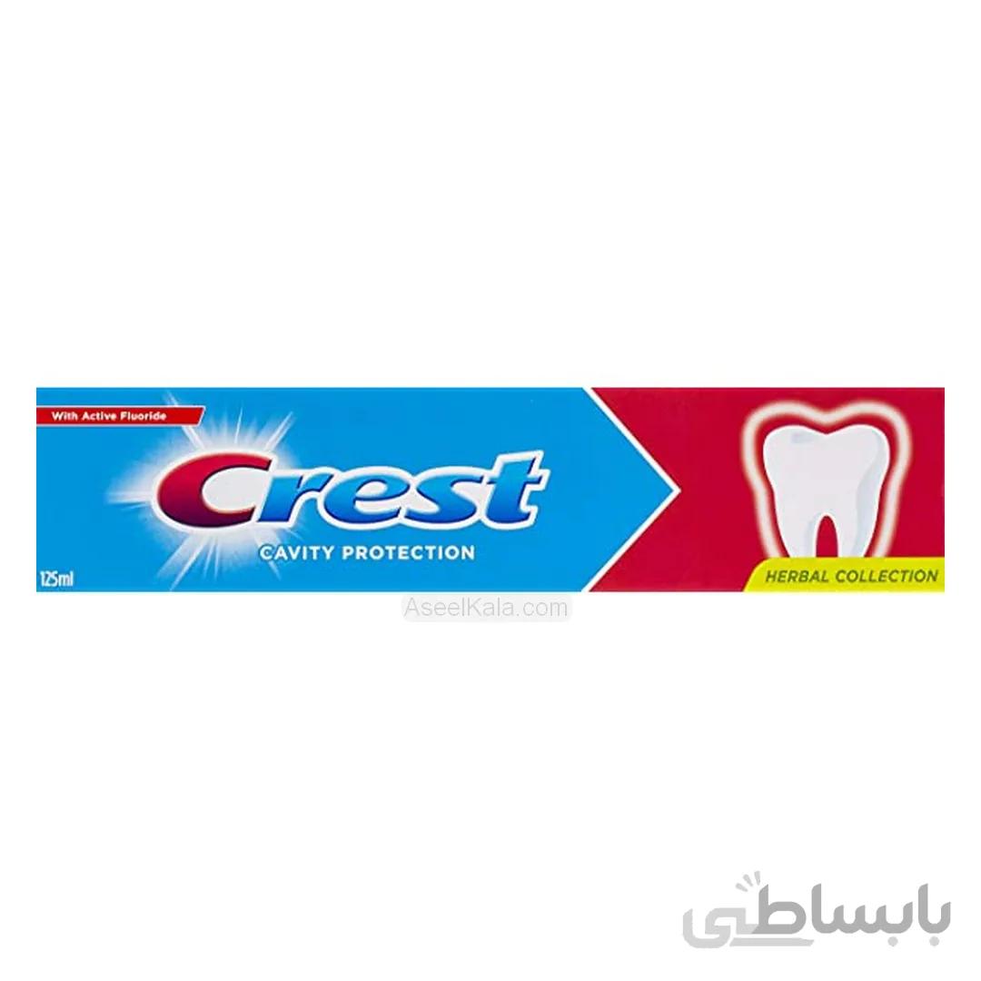 خمیر دندان کرست Crest مدل Herbal Collection آلمانی 125 میل