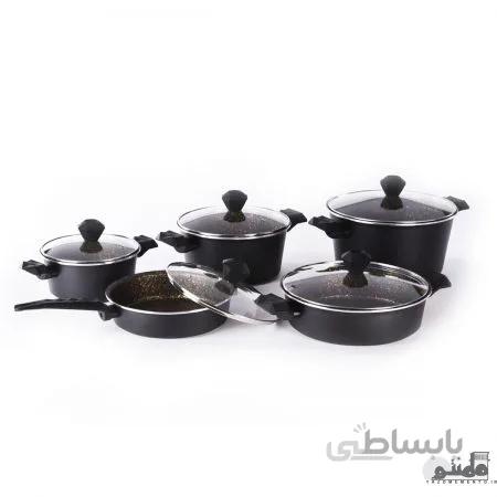 سرویس 10 پارچه تفلون مدل الماس