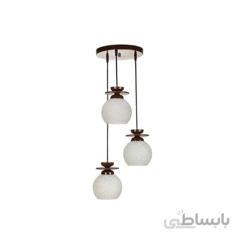 چراغ آویز 3 شعله چشمه نور مدل G563/3H-BR