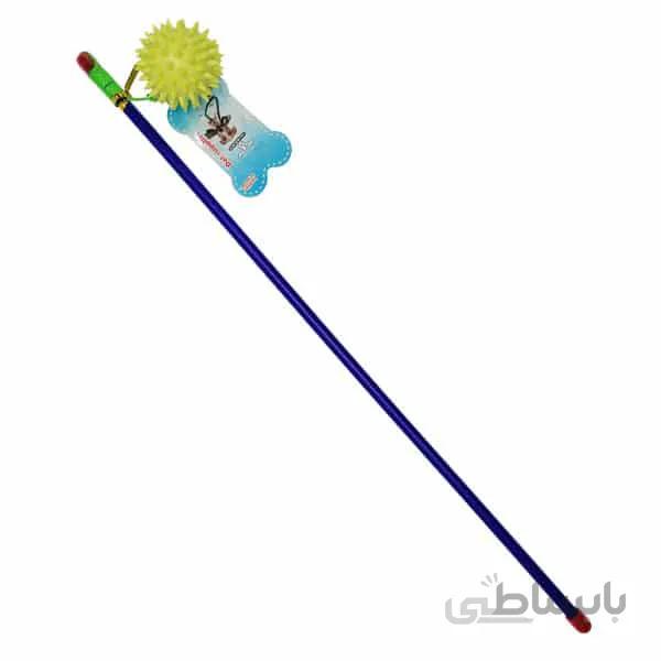 اسباب بازی گربه چوب طناب به همراه توپ صدادار