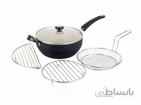 ست سبد سرخ کن و بخار پز