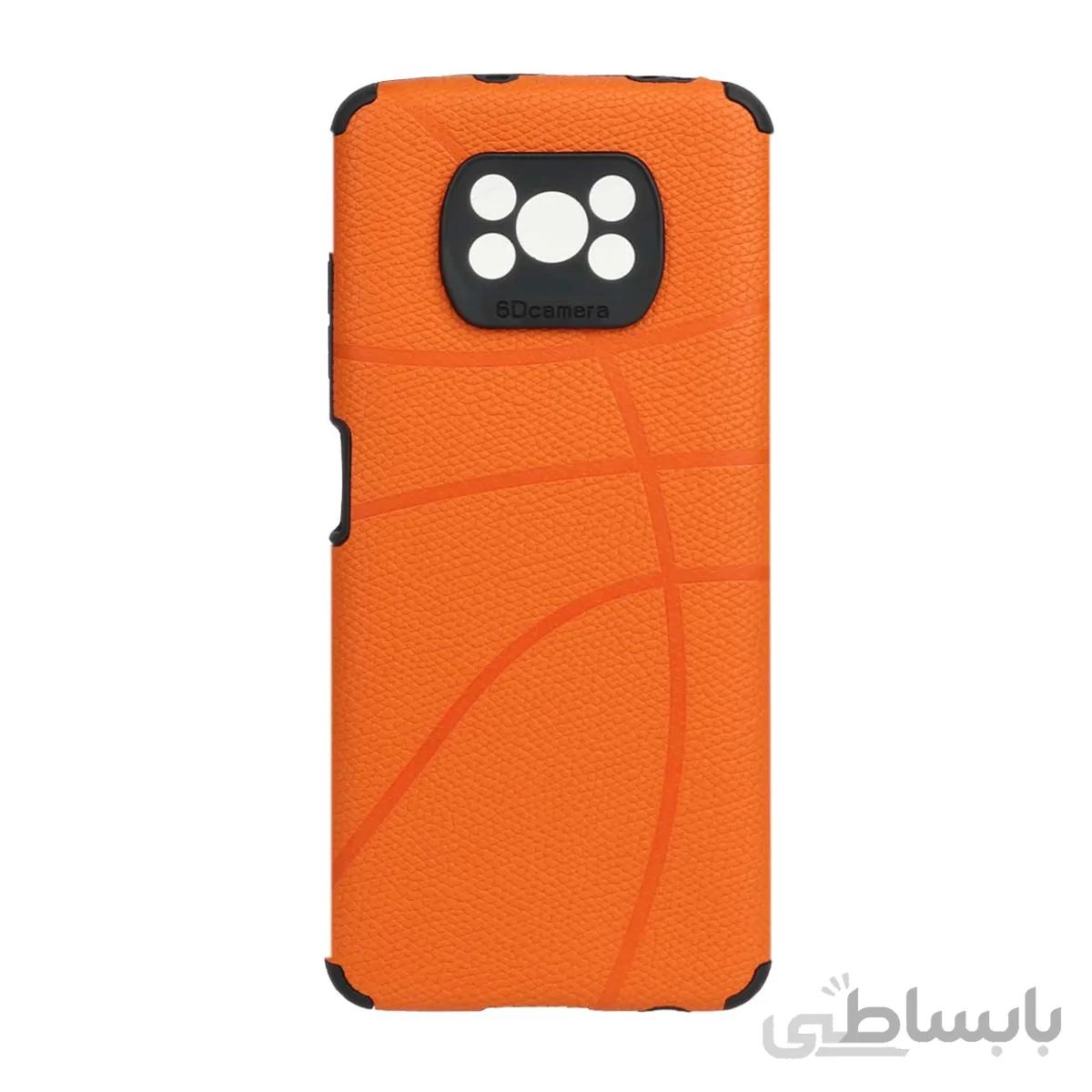 قاب NBA محافظ لنزدار Xiaomi Poco X3 - نارنجی - CH